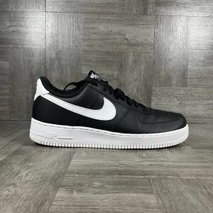 Nike Air Force 1 Low '07 Black Leather (CT2302-002)Size 10.5 B142